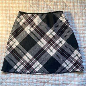 Cider Plaid Mini Skirt